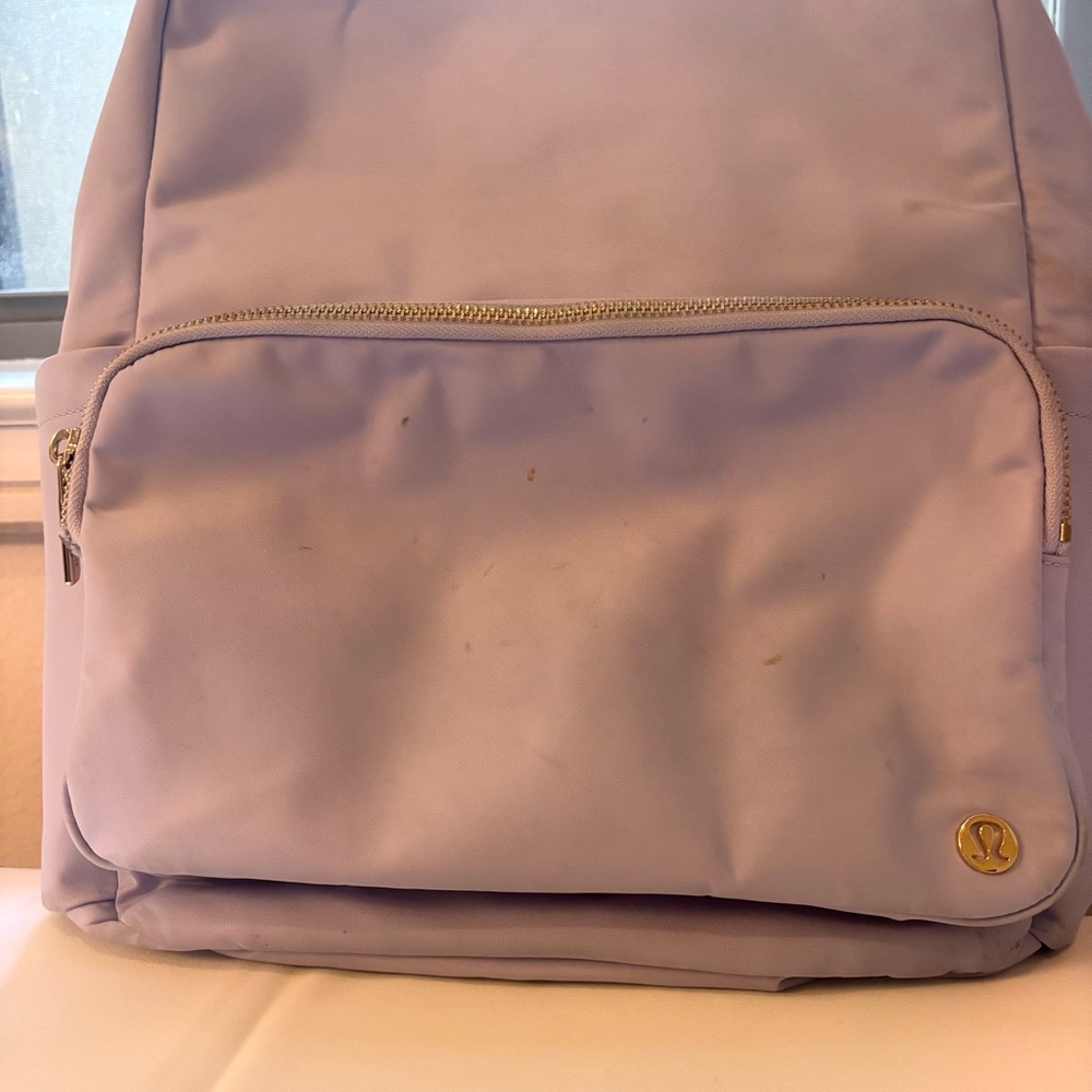 lululemon Soft Lavender Everyday Backpack w/ Gold Hardware - Picture 3 of 11